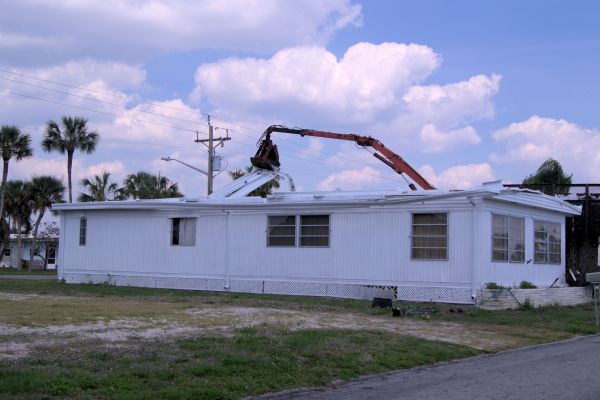 Mobile Home Demolition in Huntington Station