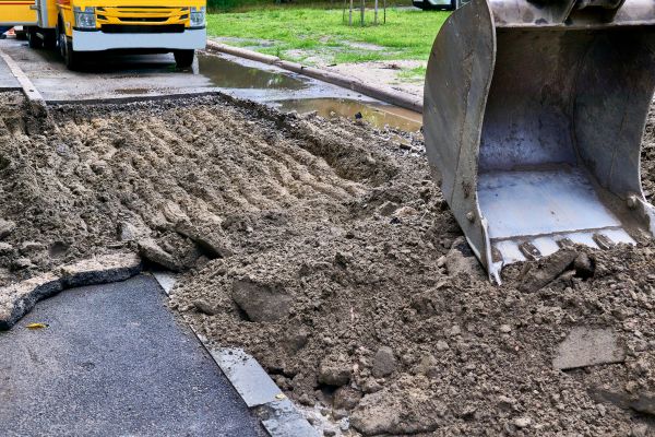 Blacktop Removal in Huntington Station