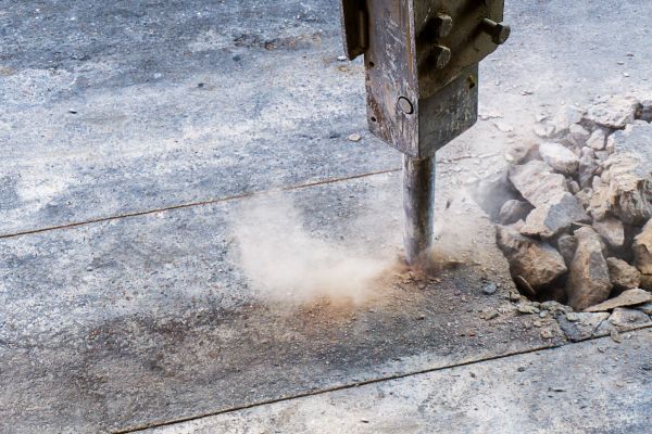 Concrete Patio Removal in Huntington Station
