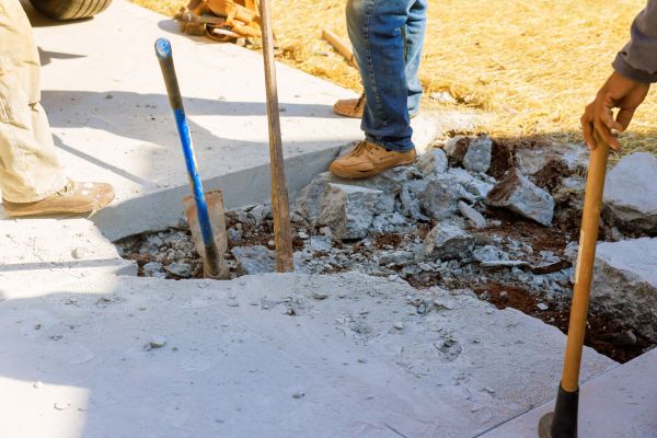 Pavement Demolition in Huntington Station